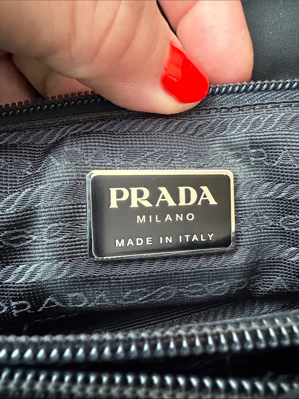 Prada⭐️Black Nylon Tote 4 pockets/2 zipper pockets!. LIKE NEW! Price Firm - Picture 11 of 12